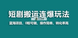 【瀚海歪门邪道】微信视频号玩短剧剧本，运送 连爆玩法，一个视频爆几万元盈利！-天天有课网