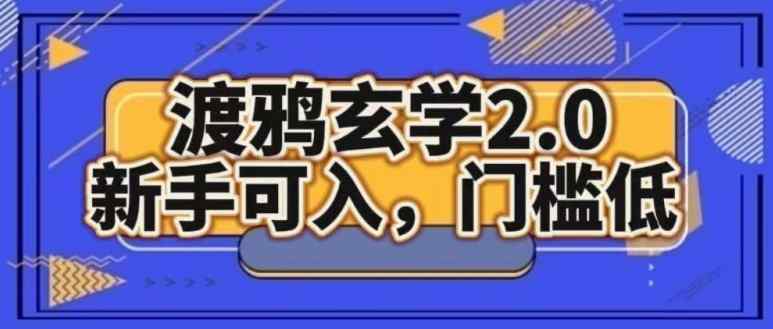 渡鸦风水玄学2.0版本号，初学者能入，成本低-天天有课网