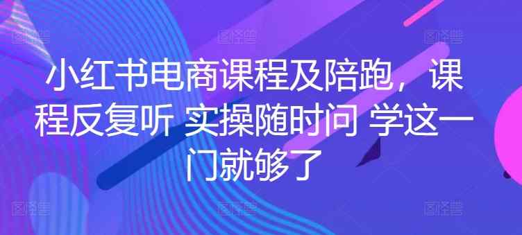 小红书电商课程及陪跑，课程内容反复看 实际操作随时随地问 学这一门就行了-天天有课网