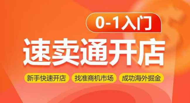 速卖通开店0-1入门，新手快速开店 找准商机市场 成功海外掘金-天天有课网