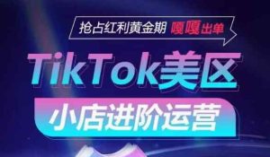 TikTok Shop美区小店进阶运营，抢占红利黄金期 嘎嘎出单-天天有课网