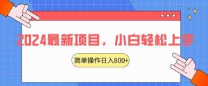 2024最新项目，红娘项目交友盲盒，搭配搭子群简单操作轻松日入800+-天天有课网