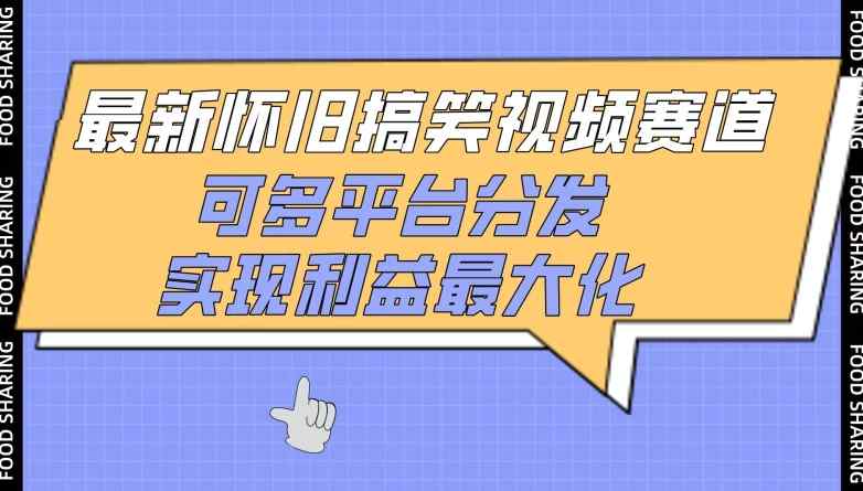最新怀旧搞笑视频赛道，可多平台分发，实现利益最大化【揭秘】-天天有课网