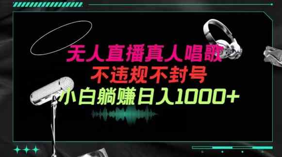 抖音24小时无人直播音乐，不违规，不封号纯撸音浪，小白实操当天日入1000+【揭秘】-天天有课网