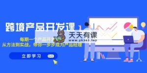 跨境产品-开发设计课，每一期一个产品研发实例，从办法到实战演练，陪你变成产品运营-天天有课网