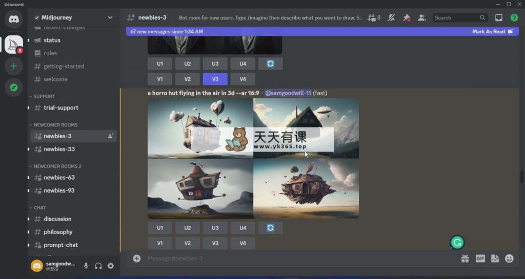 图片[3]-（9091期）Midjourney AI：从零基础到专业版的大师班实例教程-34堂课-中英字幕-暖阳网-优质付费教程和创业项目大全