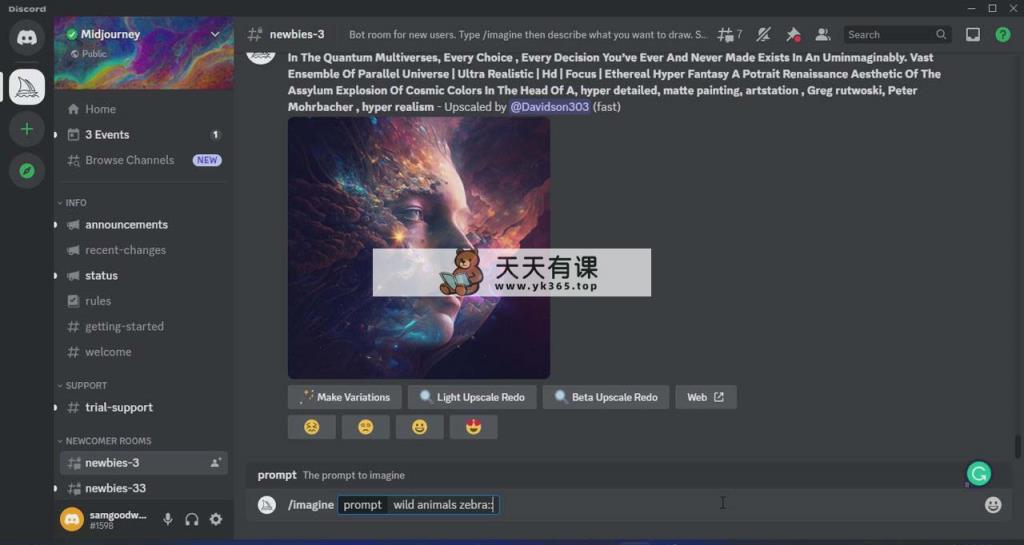 图片[2]-（8983期）Midjourney AI人工智能艺术照片从入门到高端写作实例教程-33堂课-中英字幕-暖阳网-优质付费教程和创业项目大全