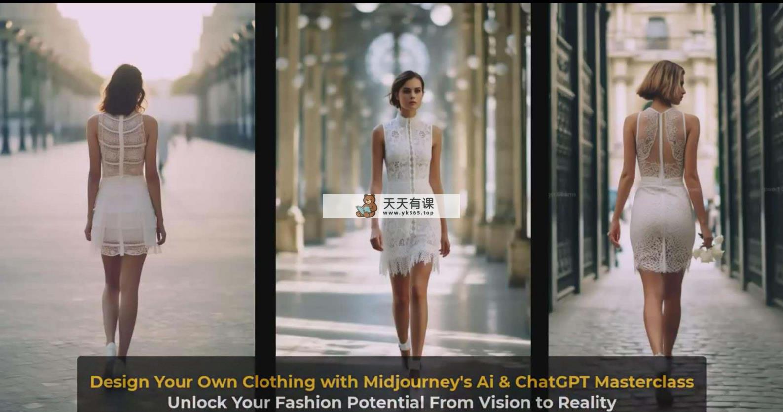 图片[2]-（8956期）运用 Midjourneys Ai 人工智能设计自身的服饰AI大师班-10堂课-中英字幕-暖阳网-优质付费教程和创业项目大全
