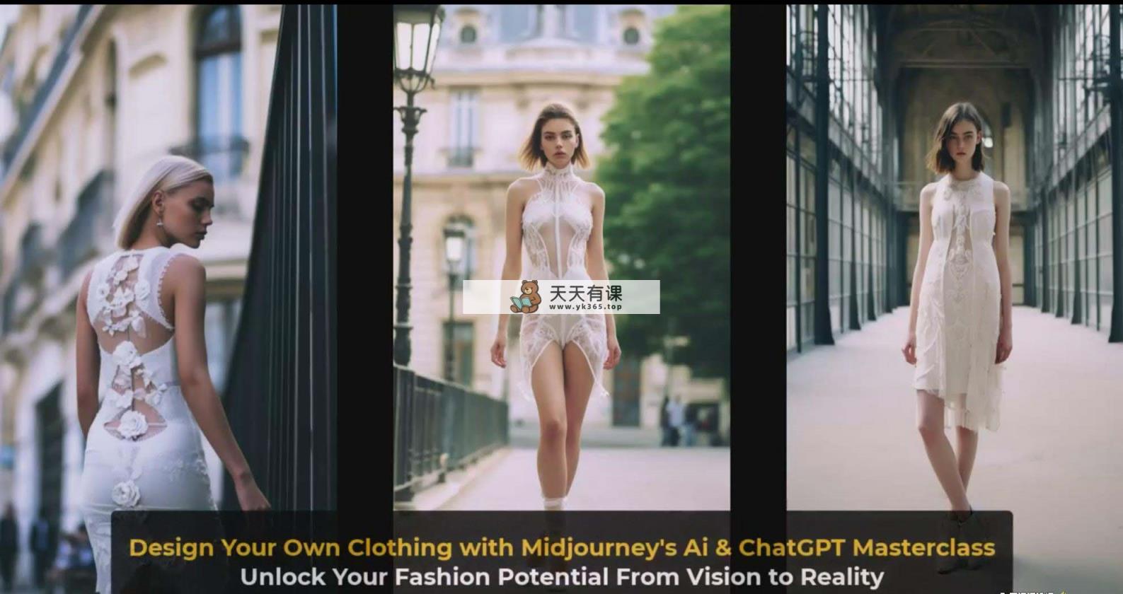 图片[4]-（8956期）运用 Midjourneys Ai 人工智能设计自身的服饰AI大师班-10堂课-中英字幕-暖阳网-优质付费教程和创业项目大全