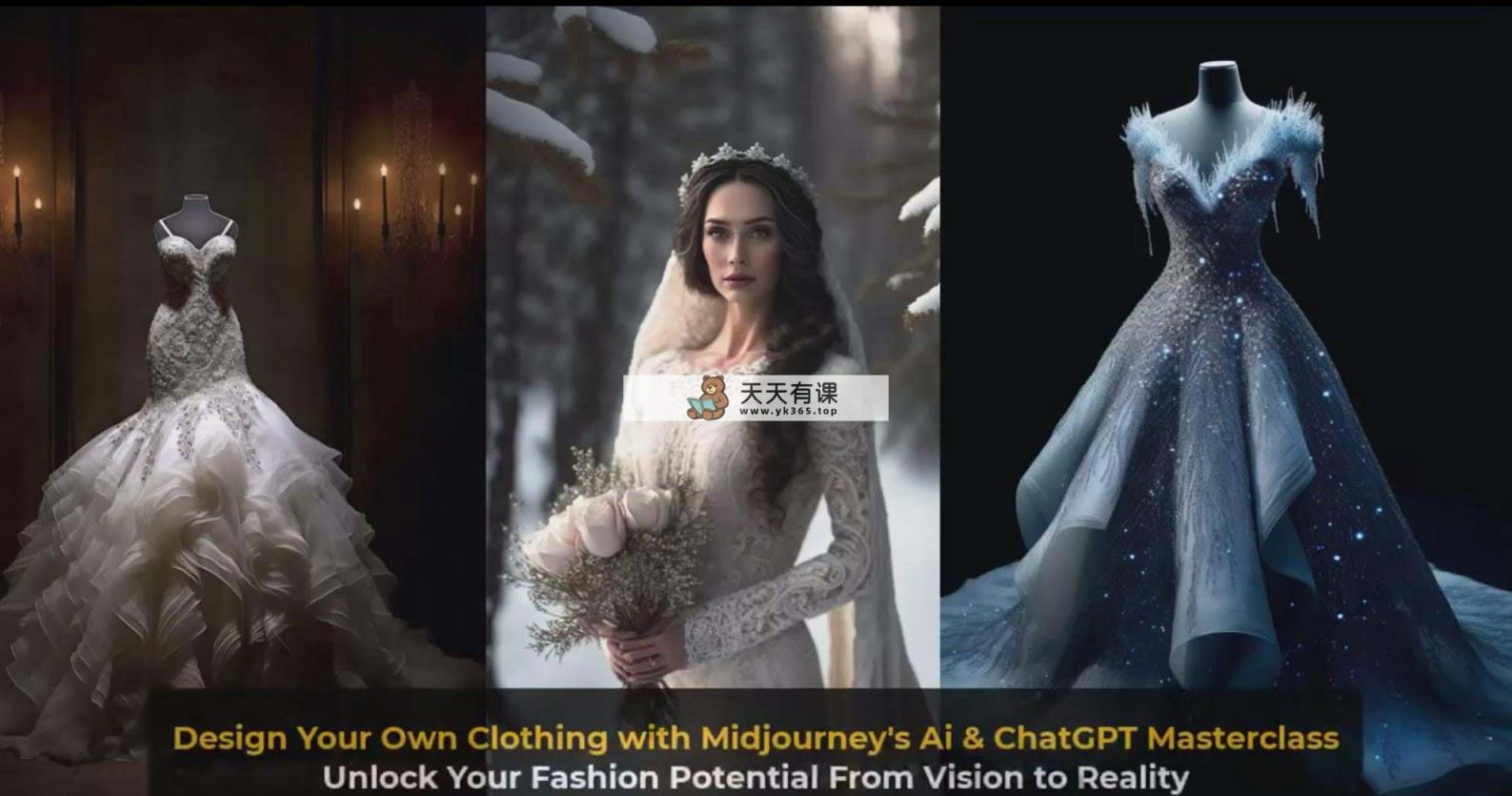 图片[7]-（8956期）运用 Midjourneys Ai 人工智能设计自身的服饰AI大师班-10堂课-中英字幕-暖阳网-优质付费教程和创业项目大全