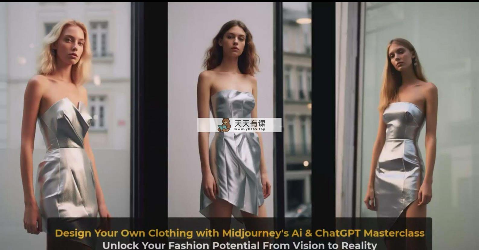 图片[8]-（8956期）运用 Midjourneys Ai 人工智能设计自身的服饰AI大师班-10堂课-中英字幕-暖阳网-优质付费教程和创业项目大全