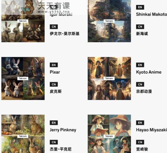 Midjourney辞典AIGC中英双语图文辞典+提示关键词Prompt大全