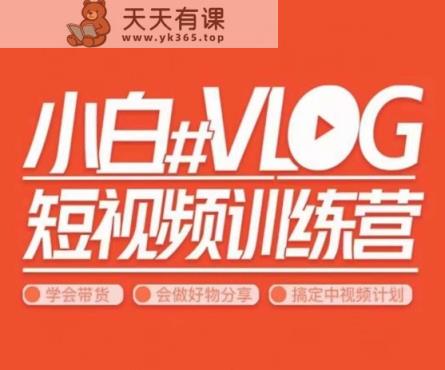 小呆说视–小白VLOG短视频训练营，学会带货、好物、直播、中视频-天天有课网