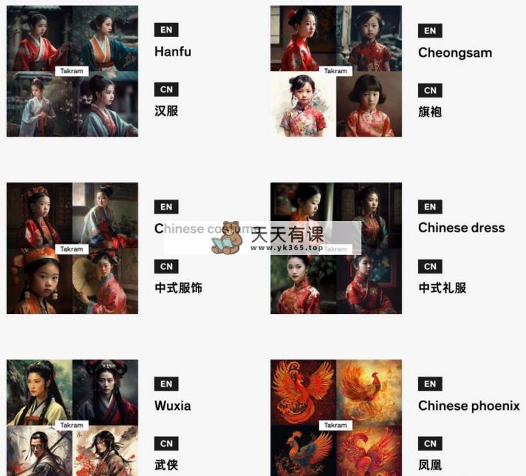 图片[4]-（8810期）Midjourney词典AIGC中英双语图文并茂词典 提醒关键字Prompt全集-暖阳网-优质付费教程和创业项目大全
