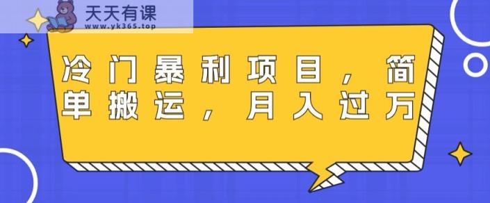 冷门暴利项目，母婴纪念品，简单搬运，月入过万-天天有课网