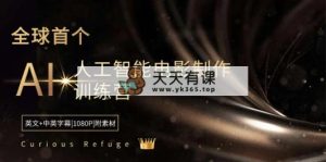 Curious Refuge -全球首个AI人工智能电影制做夏令营-中英字幕|1080P|附素材内容-天天有课网