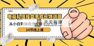 电子商务公域-股票操盘手发展夏令营：从小白到股票操盘手全过程实战演练共享-24节线上课-天天有课网