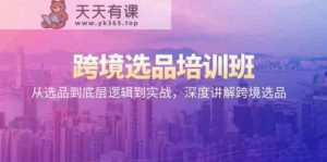 跨境电商选款培训机构：从选款到底层思维到实战演练，深层解读跨境电商选款-天天有课网