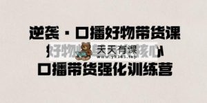 逆转·口播文案好货卖货课，好货打造爆款6大关键，口播文案卖货加强夏令营-天天有课网