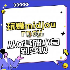 轻松玩midjourney-AI美术绘画从0到大神-天天有课网