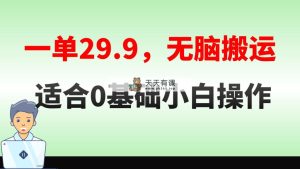 没脑子运送一单29.9，手机就能实际操作，卖儿童绘本电子版，单天盈利400-天天有课网