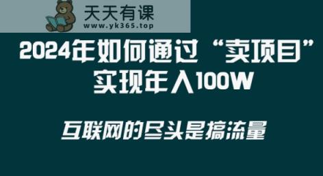 2024年 做项目不如‘卖项目’更快更直接！年入100万-天天有课网