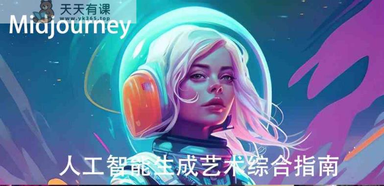 Midjourney及ChatGPT4人工智能技术形成造型艺术图象综合性手册-9堂课-中英字幕-天天有课网