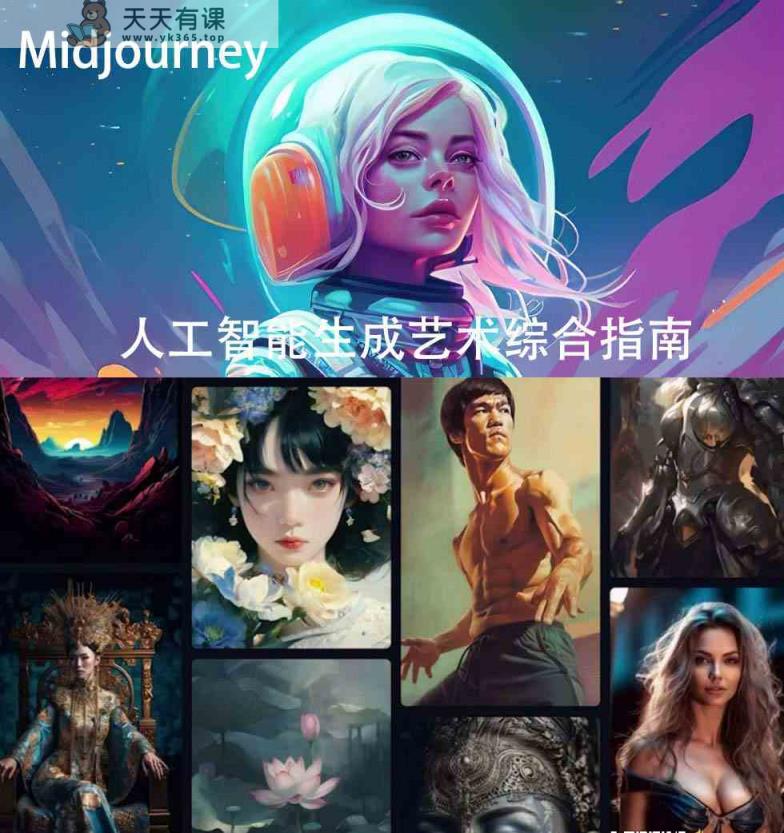 图片[2]-Midjourney及ChatGPT4人工智能技术形成造型艺术图象综合性手册-9堂课-中英字幕-暖阳网-优质付费教程和创业项目大全