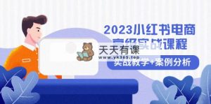 2023小红书-电商高级实战课程，实战教学+案例分析-天天有课网