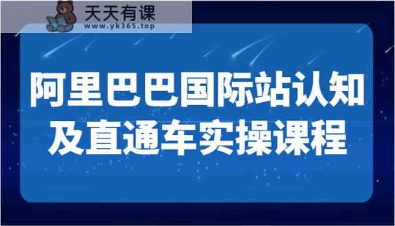 阿里巴巴国际站认知能力及淘宝直通车实操课-国际性房地产逻辑性、国际站运营精准定位、TOP商家运营构思-天天有课网