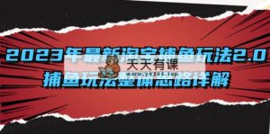 2023年最新淘宝捕鱼玩法2.0，捕鱼玩法整体思路详解-暖阳网-优质付费教程和创业项目大全-天天有课网