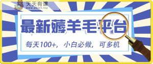 新手必撸新项目,刷广告撸金全新游戏玩法,零门槛取现,亲自测试一天最大140-天天有课网