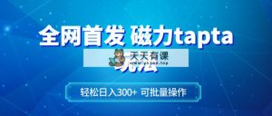 全网首发磁力toptop玩法 轻松日入300+-暖阳网-优质付费教程和创业项目大全-天天有课网