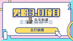 粉丝3.0新项目，日入1000 ！自动式引流渠道，当日奏效，新手入门也可以易操作-暖阳网-优质付费教程和创业项目大全-天天有课网