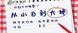 方案力夏令营-从小白到高手：做可执行的方案，变成更好的自己-天天有课网