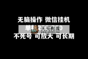 没脑子实际操作微信挂机单机版200-300一天，不死号，可变大-暖阳网-优质付费教程和创业项目大全-天天有课网