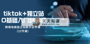 tk 自建站从0基本入门到精通，跨境电商电商独立站初学者必会课-暖阳网-优质付费教程和创业项目大全-天天有课网