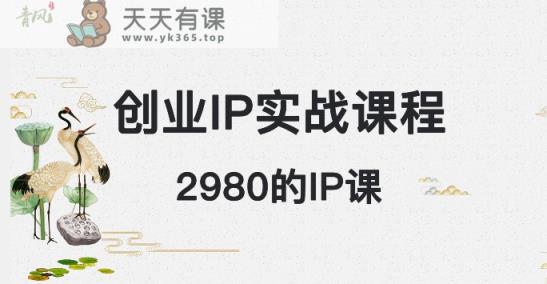 外边卖2980的创业IP课程，做私域月入5w+-天天有课网