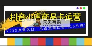 抖店产品卡经营，2023总流量出风口，占领互联网红利-暖阳网-优质付费教程和创业项目大全-天天有课网