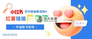 小红薯跳转微信链接制作和引流思路，不违规不封号！-暖阳网-优质付费教程和创业项目大全-天天有课网