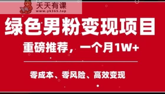 手机操控，月入1W之上第二职业领导者翠绿色粉丝高客单价新项目-天天有课网