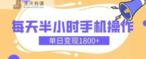 幼儿舞蹈红利期,每天半小时手机操作,单日变现1800+【教程+素材】-暖阳网-优质付费教程和创业项目大全-天天有课网