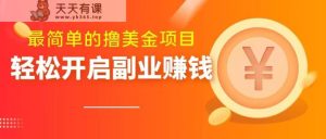 非常简单无脑的撸美元新项目,使用方便会电脑打字就可以了,快速进入车内【揭密】-天天有课网