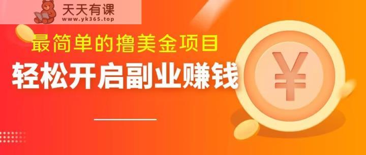 非常简单无脑的撸美元新项目，使用方便会电脑打字就可以了，快速进入车内【揭密】-天天有课网