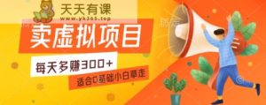 一个作品3min，人人都可以做，平稳一天盈利200-300-天天有课网