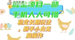 全新0撸游戏掘金队单机版日入50-100 平稳长期性游戏玩法，新手入门没脑子实际操作【揭密】-天天有课网