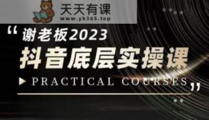 蟹老板·2023抖音短视频底层实操课,打造小视频底层认知-天天有课网