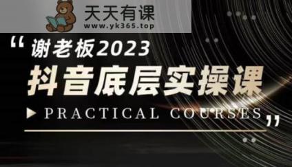 蟹老板·2023抖音短视频底层实操课，打造小视频底层认知-天天有课网
