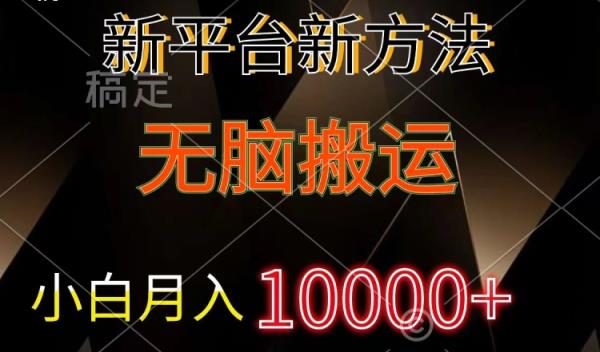 新平台新方法，无脑搬运，小白轻松上手不动脑-天天有课网