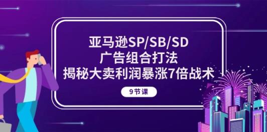 亚马逊SP/SB/SD广告组合打法，揭秘大卖利润暴涨7倍战术 (9节课)-天天有课网